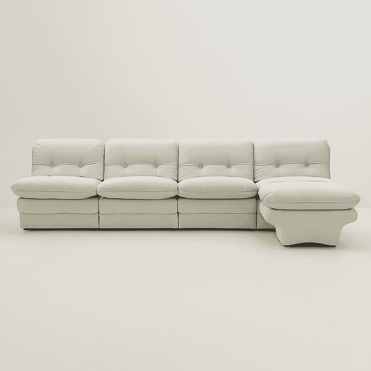 Carsons Mid Century Curved Modular Sectional Sofa - Combination 002
