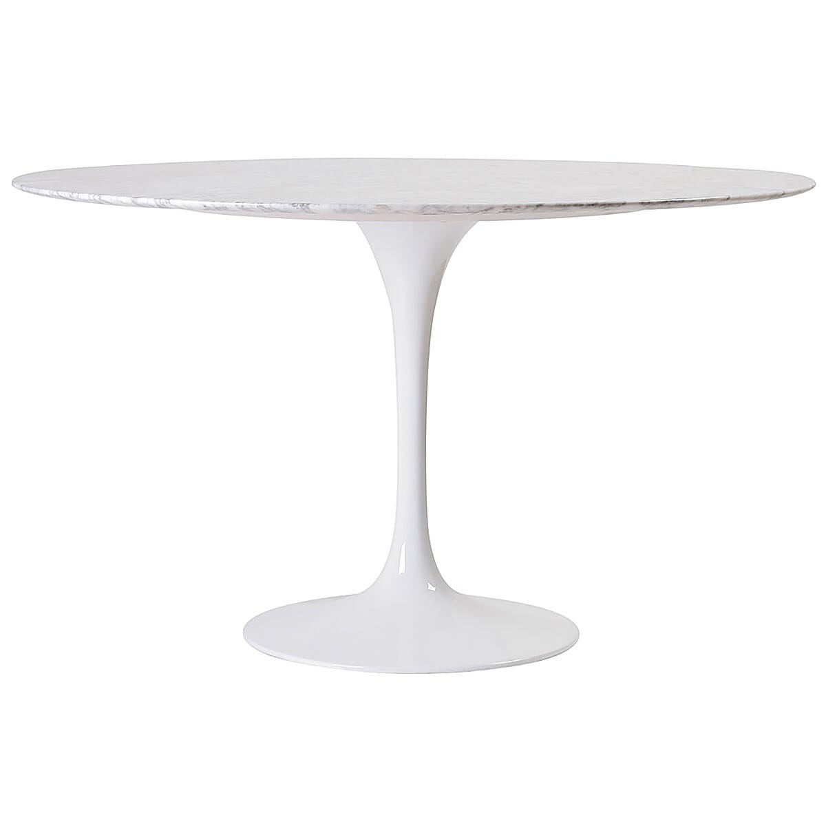 Pedestal Table Round With Marble Top