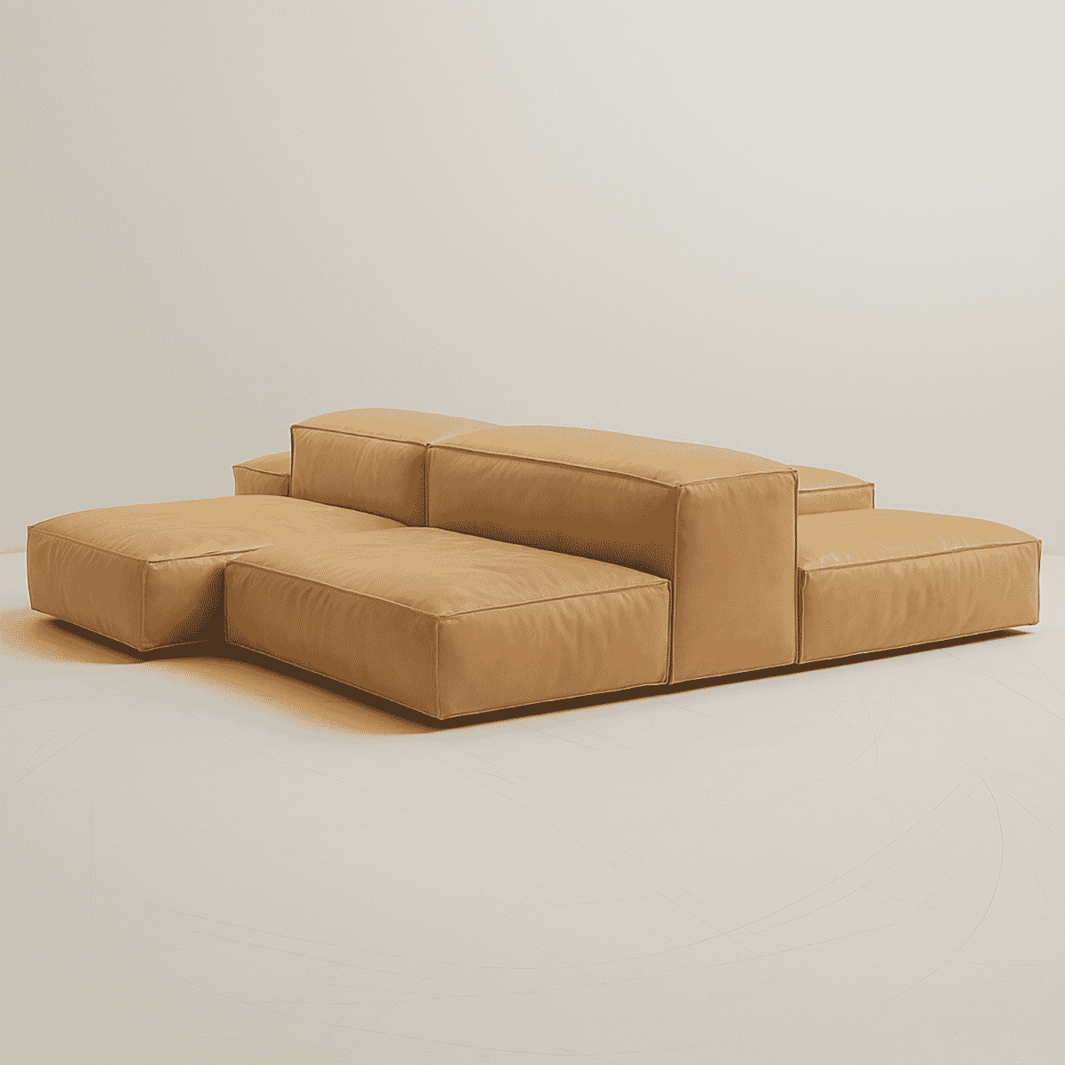 Extrasoft Low Profile Modular Block Sofa - Combination 001