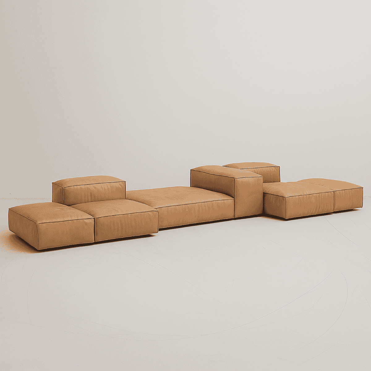Extrasoft Low Profile Modular Block Sofa - Combination 002