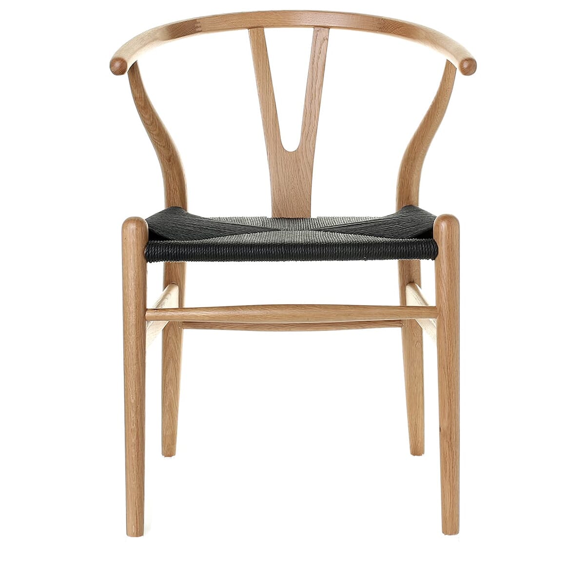 Scandi Chair  Oak And Black Cord