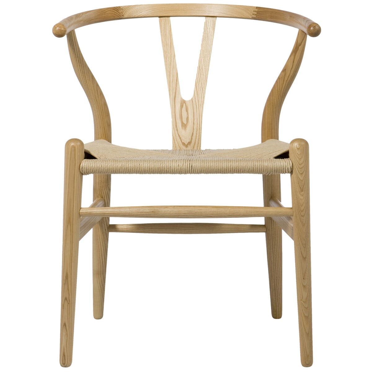 Wishbone top oak chair