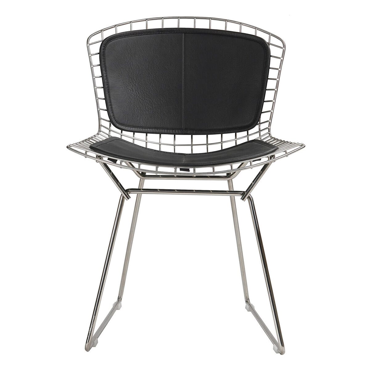 Wire Side Chair With Double Cushion