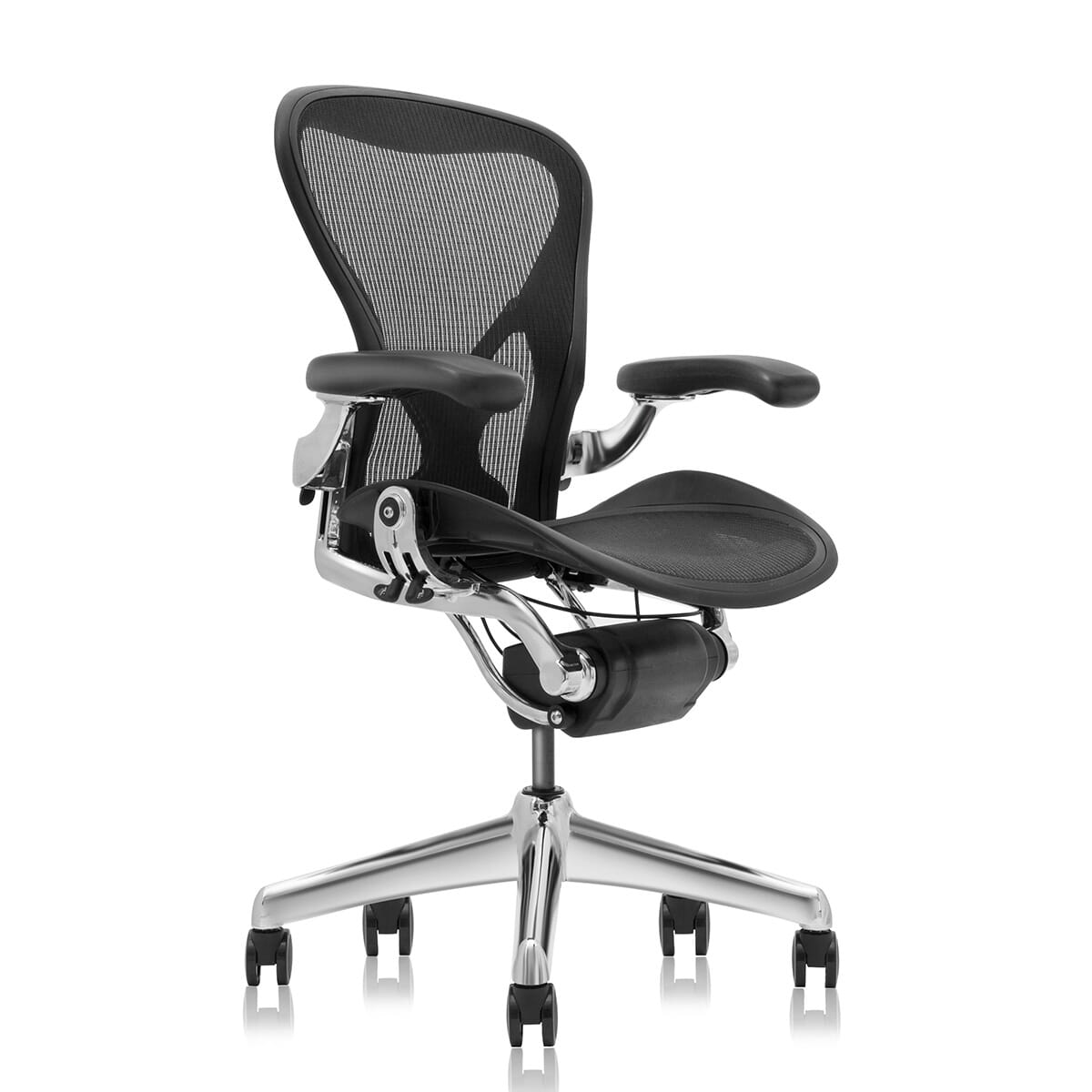 Mesh Office Chair ABS - B3 (Large/Chrome)