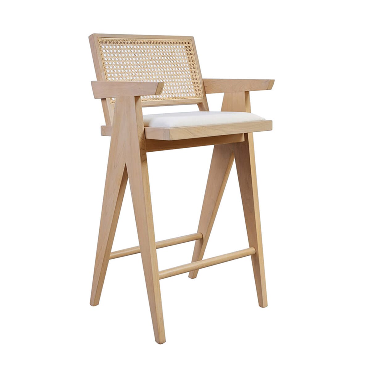  Barstool With Arms Upholstered