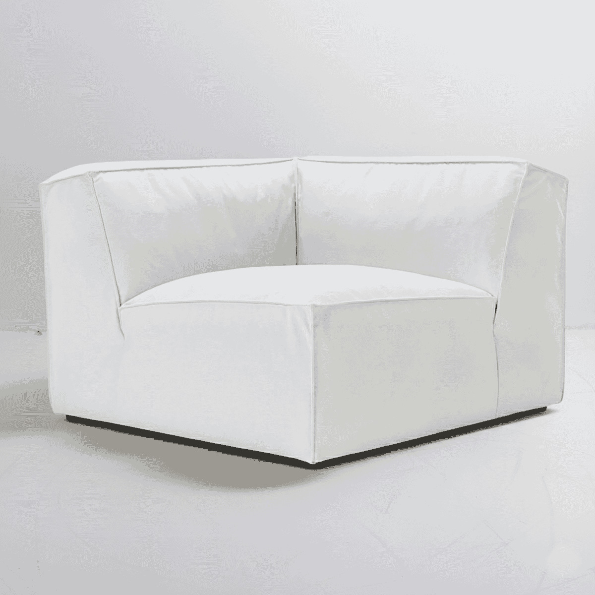 Oasis Modern Low Profile Modular Block Sofa - Corner Seat