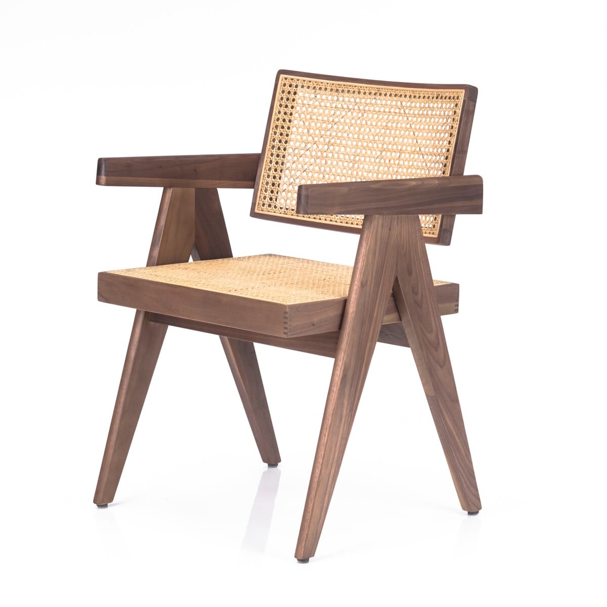 Pierre Jeanneret Style Jeanneret Arm Chair ICONIC REPUBLIC