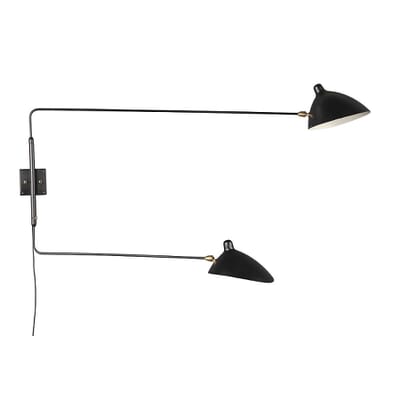 Sconce Wall Light 2 Straight Arms