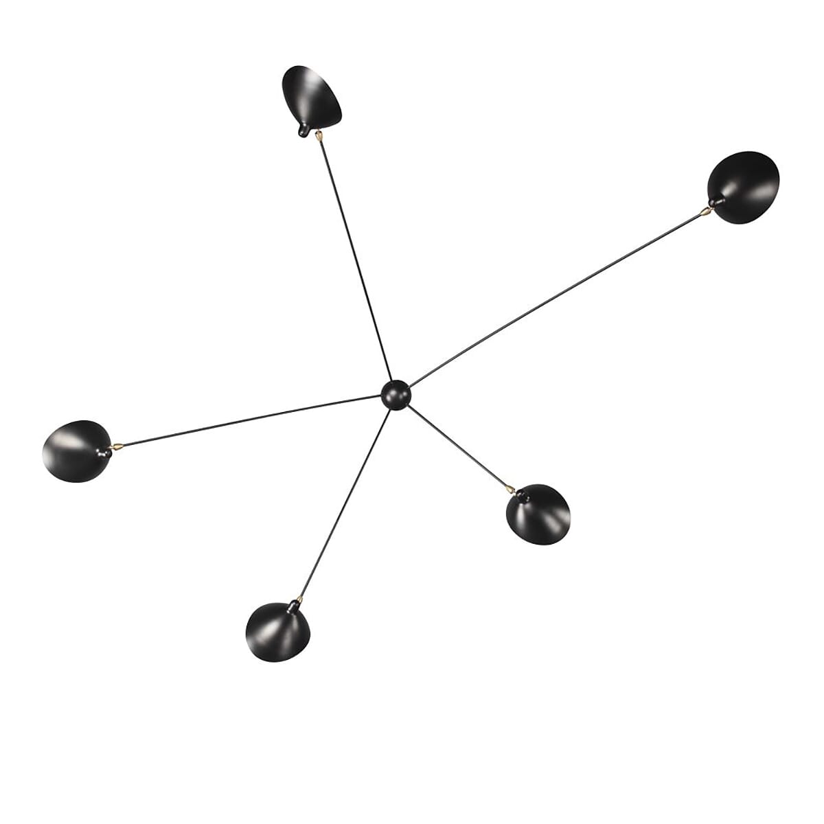 Sconce Wall Light 5 Rotating Arms 